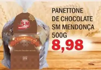 Supermercados Mendonça Panettone de Chocolate SM Mendonca 500g oferta