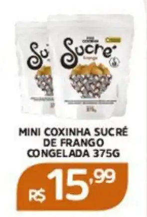 Pinheiro Supermercado MINI COXINHA SUCRÉ DE FRANGO CONGELADA 375G oferta