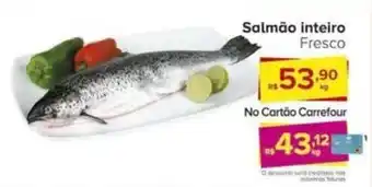 Carrefour Salmão inteiro Fresco oferta