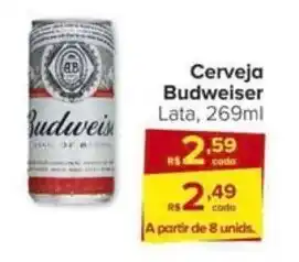 Carrefour Cerveja Budweiser Lata, 269ml oferta
