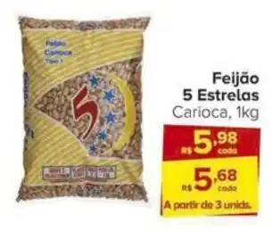 Carrefour Feijão 5 Estrelas Carioca, 1kg oferta