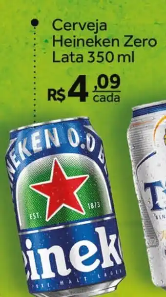 Cerveja Heineken Zero lata 350ml