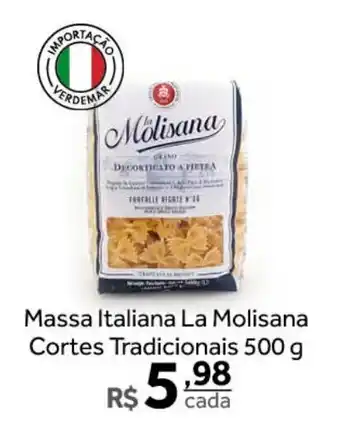 Verdemar Supermercado Massa Italiana La Molisana Cortes Tradicionais 500g oferta