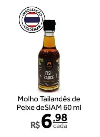 Verdemar Supermercado Molho Tailandes de Peixe deSIAM 60ml oferta