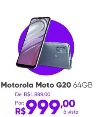 Casa e Vídeo Motorola Moto G20 64GB oferta