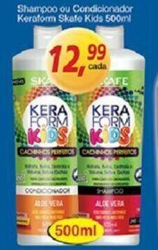 Supermercados Guanabara Shampoo ou condicionador Keraform Skafe Kids 500ml oferta