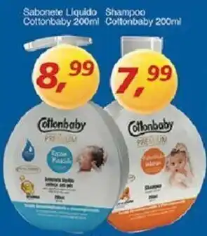 Supermercados Guanabara Sabonete Liquido Cottonbaby 200ml oferta