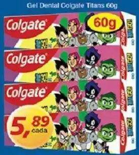 Supermercados Guanabara Gel Dental Colgate Titans 60g oferta