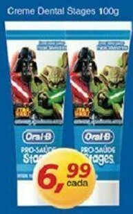 Supermercados Guanabara Creme Dental Stages 100g oferta