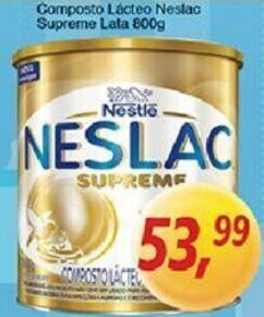 Supermercados Guanabara Composto Lacteo Neslac Supreme Lata 800g oferta