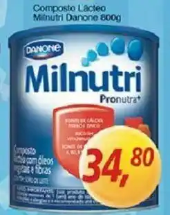 Supermercados Guanabara Composto lacteo Milnutri Danone 800g oferta