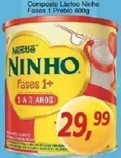 Composto Lacteo Ninho Fases 1 Prebio 800g