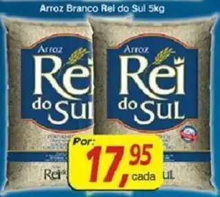Supermercados Guanabara Arroz Branco Rei do Sul 5kg oferta