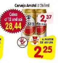 Cercadão Cerveja Amstel Lt 269ml oferta