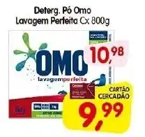 Cercadão Deterg. Pó Omo Lavagem Perfeita Cx 800g oferta