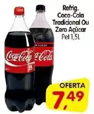 Cercadão Refrig. Coca-Cola Tradicional Ou Zero Açúcar Pet 1,5L oferta