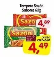 Tempero Sazón Sabores 60g