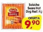 Cercadão Salsicha Seara Hot Dog Resf. Kg oferta