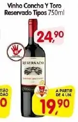 Vinho Concha Y Toro Reservado Tipos 750ml