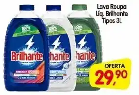 Cercadão Lava Roupa Liq. Brilhante Tipos 3L oferta