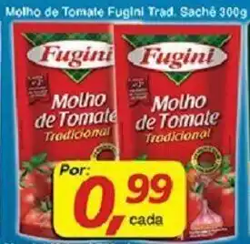 Supermercados Guanabara Molho de Tomate Fugini Trad. sache 300g oferta