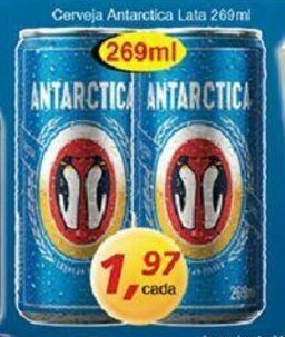 Supermercados Guanabara Cerveja Antarctica Lata 269ml oferta