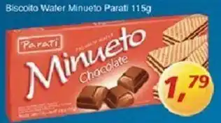 Supermercados Guanabara Biscoito Wafer Minueto Parati 115g oferta