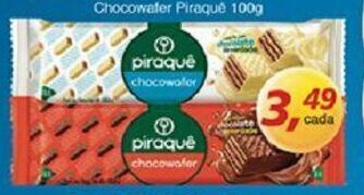 Supermercados Guanabara Chocowafer Piraque 100g oferta