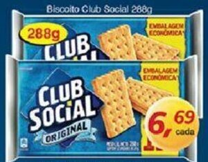 Supermercados Guanabara Biscoito Club Social 288g oferta
