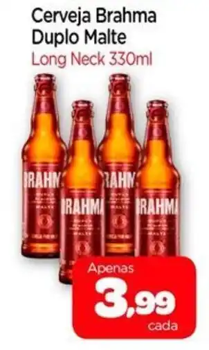 Nordestão Cerveja Brahma Duplo Malte Long Neck 330ml oferta