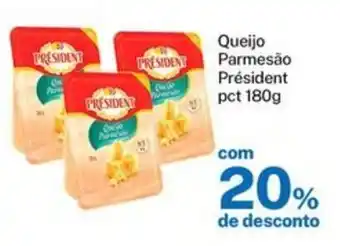 Nordestão Queijo Parmesão Président pct 180g oferta