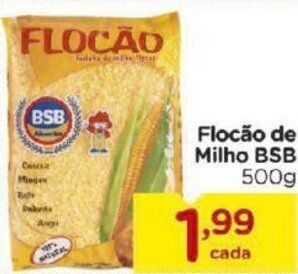Carrefour Bairro Flocao de Milho BSB 500g oferta