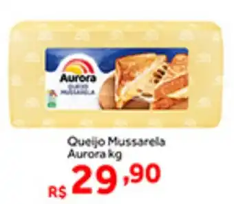 Shibata Supermercados Queijo Mussarela Aurora kg oferta