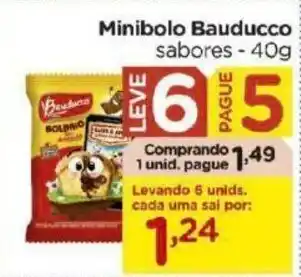 Carrefour Bairro Minibolo Bauducco 40g oferta