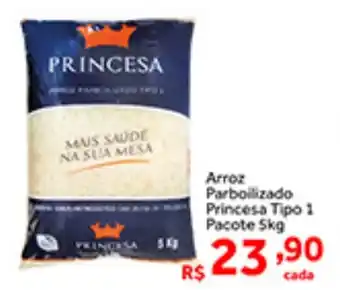 Shibata Supermercados Arroz Parboilizado Princesa Tipo 1 Pacote 5kg oferta