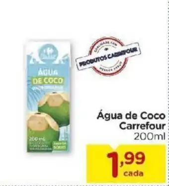 Carrefour Bairro Agua de Coco Carrefour 200ml oferta