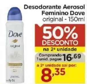 Carrefour Bairro Desodorante Aerosol Feminino Dove 150ml oferta