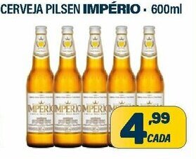 Dom Atacadista Cerveja Pilsen Imperio 600ml oferta