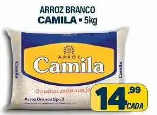 Dom Atacadista Arroz Branco Camila 5kg oferta