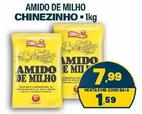 Dom Atacadista Amido de Milho Chinezinho 1kg oferta