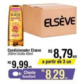 Fort Atacadista Condicionador Elseve 200ml oferta