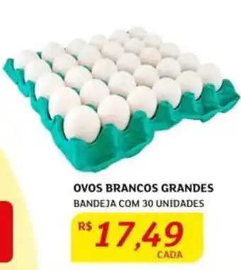 Assaí Atacadista OVOS BRANCOS GRANDES BANDEJA COM 30 UNIDADES oferta