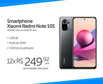 Smartphone Xiaomi Redmi Note 10S