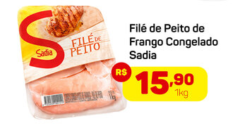 Epa File de Peito de Frango Congelado Sadia 1kg oferta