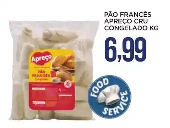 Apoio Mineiro PÃO FRANCÊS APREÇO CRU CONGELADO KG oferta