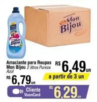 Fort Atacadista Amaciante para Roupas Mon Bijou 2L oferta