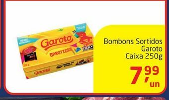 Tenda Atacado Bombons sortidos garoto caixa 250g oferta
