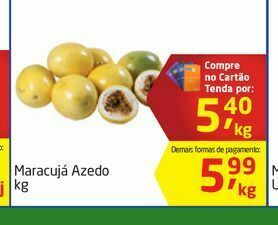 Tenda Atacado Maracujá azedo kg oferta