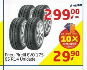 Tenda Atacado Pneu pirelli evo 175- 65 r14 unidade oferta
