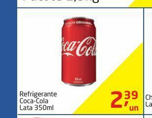 Tenda Atacado Refrigerante coca-cola lata 350ml oferta